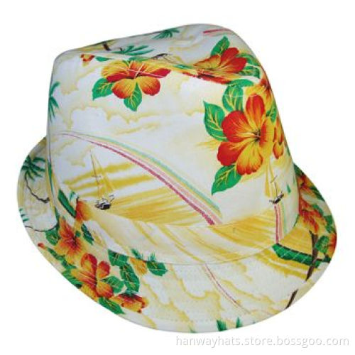 Beach Hat for Men, with Self Band and Loop Trim